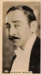 1925 British American Tobacco Cinema Stars Set 2 #26 Adolphe Menjou Front