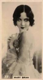 1925 British American Tobacco Cinema Stars Set 2 #33 Mary Brian Front