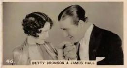 1925 British American Tobacco Cinema Stars Set 2 #46 Betty Bronson / James Hall Front
