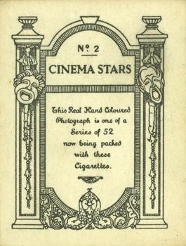 1928 British American Tobacco Cinema Stars Set 4 #2 Viola Dana Back