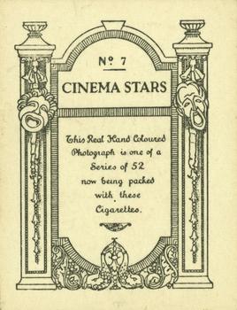 1928 British American Tobacco Cinema Stars Set 4 #7 Billie Dove Back