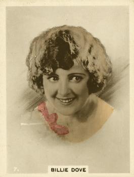1928 British American Tobacco Cinema Stars Set 4 #7 Billie Dove Front