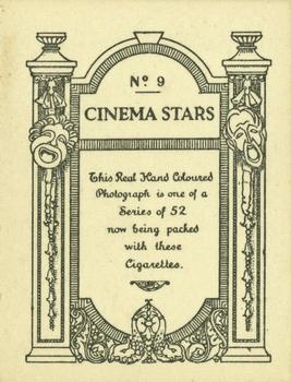 1928 British American Tobacco Cinema Stars Set 4 #9 Kenneth Harlan Back