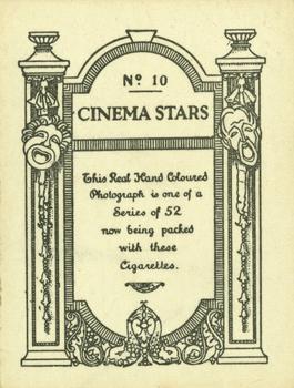 1928 British American Tobacco Cinema Stars Set 4 #10 Dolores Costello / Helene Costello Back