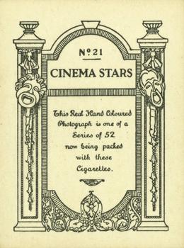 1928 British American Tobacco Cinema Stars Set 4 #21 Dorothy Gish Back