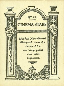 1928 British American Tobacco Cinema Stars Set 4 #24 Alice Joyce Back