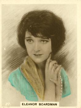 1928 British American Tobacco Cinema Stars Set 4 #27 Eleanor Boardman Front