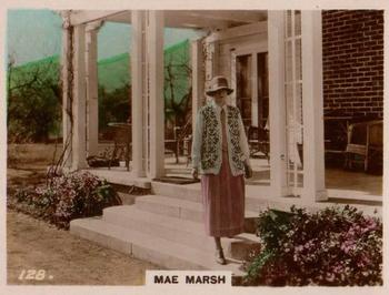 1927 British American Tobacco Cinema Stars Set 6 #128 Mae Marsh Front
