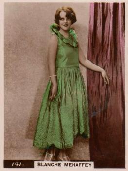 1927 British American Tobacco Cinema Stars Set 6 #141 Blanche Mehaffey Front