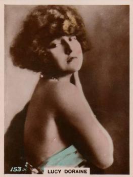 1927 British American Tobacco Cinema Stars Set 6 #153 Lucy Doraine Front