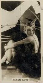 1929 British American Tobacco Cinema Stars Set 9 #78 Bessie Love Front