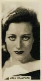 1929 British American Tobacco Cinema Stars Set 9 #92 Joan Crawford Front