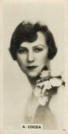 1929 British American Tobacco Cinema Stars Set 9 #100 Alice Cocea Front
