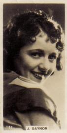 1931 British American Tobacco Cinema Stars Set 11 #158 Janet Gaynor Front