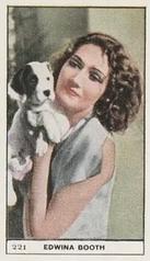 1932 British American Tobacco Cinema Stars BAMT Set 4 #221 Edwina Booth Front