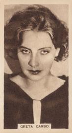 1929 British American Tobacco Artistes Brown Set 1 #11 Greta Garbo Front