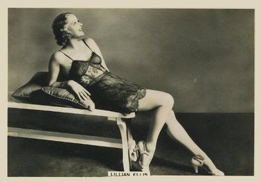 1938 British American Tobacco Modern Beauties 2nd Series Extra Large #3 Lillian Ellis Front