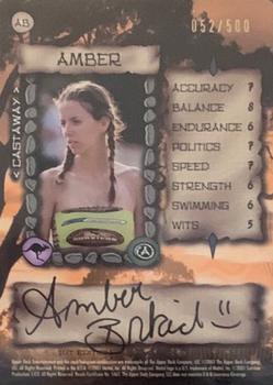 2001 Upper Deck Survivor Australian Outback - Autographs #AB Amber Brkich Front