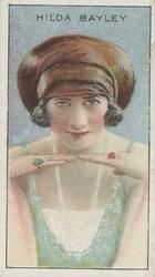 1929 British American Tobacco Cinema Stars (Flag Back) #NNO Hilda Bayley Front