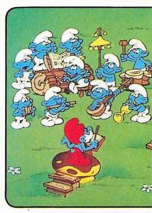 1982 Panini Smurfs Stickers #28 Sticker 28 Front