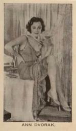 1934 Rothmans Prominent Screen Favourites #NNO Ann Dvorak Front