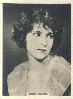 1925 Rothmans Cinema Stars Set of 25 #7 Edith Roberts Front