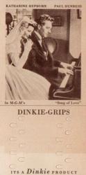 1948 Dinkie MGM Films Series 3 #6 Katharine Hepburn / Paul Henreid Front