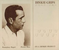 1948 Dinkie Warner Bros. Artists Series 4 #5 Humphrey Bogart Front