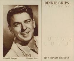 1948 Dinkie Warner Bros. Artists Series 4 #16 Ronald Reagan Front