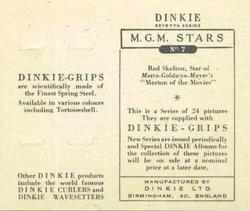 1949 Dinkie MGM Films Series 7 #7 Red Skelton Back