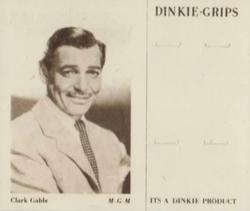 1949 Dinkie MGM Films Series 7 #17 Clark Gable Front