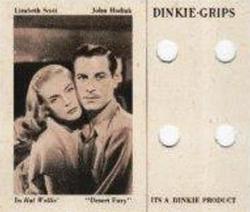 1950 Dinkie Paramount Pictures Series 8 #6 Lizabeth Scott / John Hodiak Front