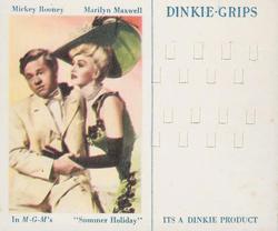 1950 Dinkie MGM Films Series 9 Unnumbered #NNO Mickey Rooney / Marilyn Maxwell Front