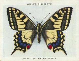 1938 Wills's Butterflies & Moths #1 Swallow-Tail Butterfly Front