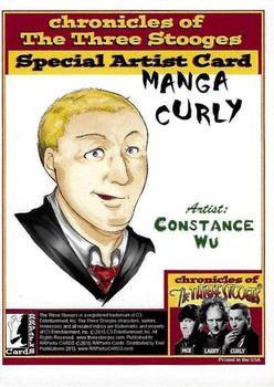 2015 RRParks Chronicles of the Three Stooges - Constance Wu Foil Manga #NNO Manga Curly Back