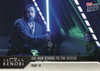 2022 Topps Now Star Wars: Obi-Wan Kenobi #19 Obi-Wan Kenobi to the rescue Front