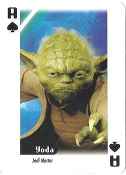 2007 Cartamundi Star Wars Heroes Playing Cards #AS Yoda Front