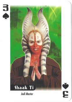 2007 Cartamundi Star Wars Heroes Playing Cards #3S Shaak Ti Front