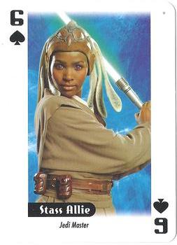 2007 Cartamundi Star Wars Heroes Playing Cards #6S Stass Allie Front