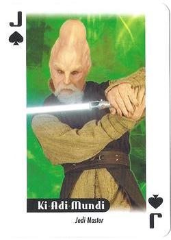 2007 Cartamundi Star Wars Heroes Playing Cards #JS Ki-Adi-Mundi Front