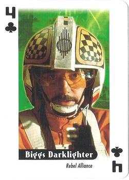 2007 Cartamundi Star Wars Heroes Playing Cards #4C Biggs Darklighter Front