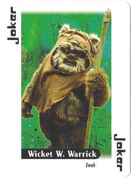 2007 Cartamundi Star Wars Heroes Playing Cards #Joker Wicket W. Warrick Front