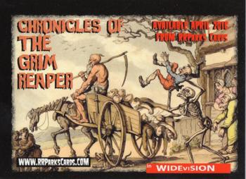 2016 RRParks Chronicles of the Three Stooges - Chronicles of the Grim Reaper Widevision / Chronicles of The Three Stooges Series Five #3 Reaper in a Wagon / Larry Fine Front