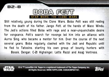 2021 Topps Star Wars Bounty Hunters - Bounty Level 2 #B2-8 Boba Fett Back