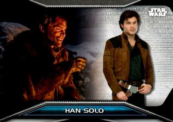 2021 Topps Star Wars Bounty Hunters - Bounty Level 2 #B2-15 Han Solo Front