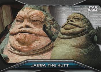 2021 Topps Star Wars Bounty Hunters - Bounty Level 2 #B2-25 Jabba the Hutt Front