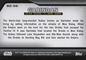 2021 Topps Star Wars Bounty Hunters - Bounty Level 2 #B2-56 Garindan Back
