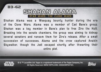 2021 Topps Star Wars Bounty Hunters - Bounty Level 3 #B3-62 Shahan Alama Back