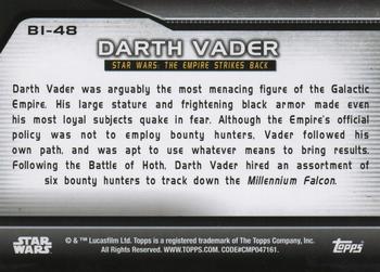 2021 Topps Star Wars Bounty Hunters - Bounty Level 1 Blue #B1-48 Darth Vader Back