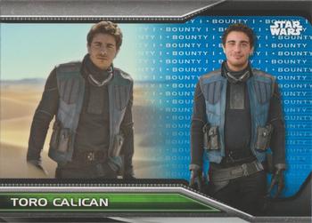 2021 Topps Star Wars Bounty Hunters - Bounty Level 1 Blue #B1-69 Toro Calican Front